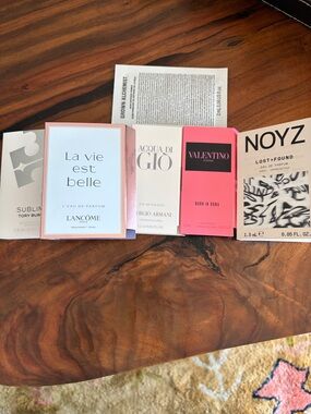 New! Bundle Tory Burch Sublime, Lamcome La Vie est Belle, Valentino Born in Roma